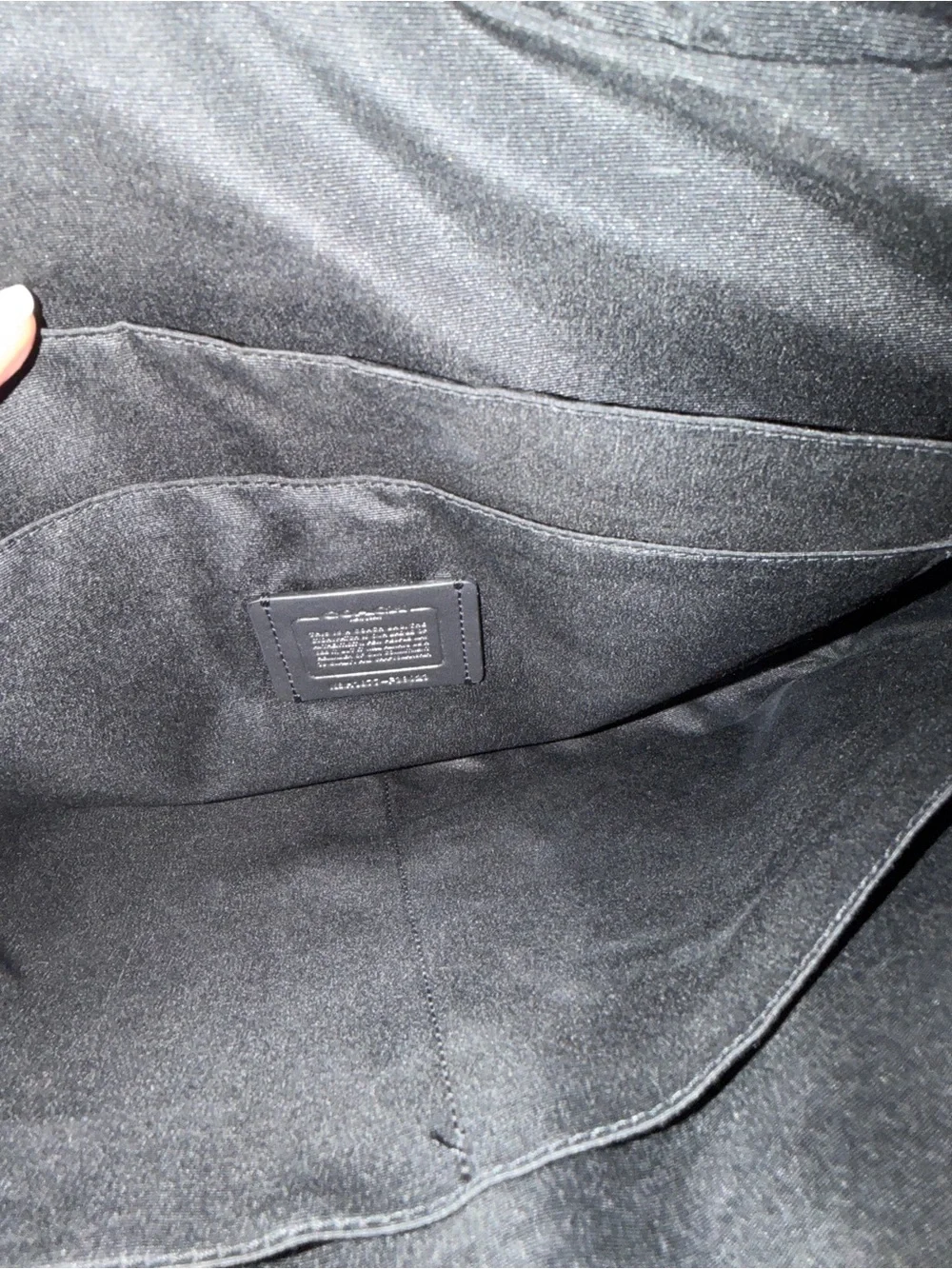 Coach satchel signature